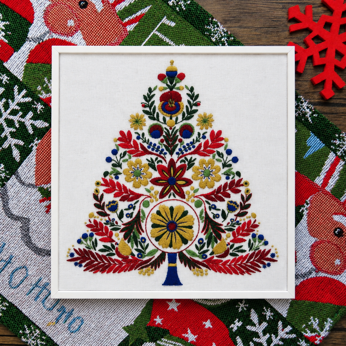 Yuletide Embroidery Christmas Stitching Kit&nbsp;