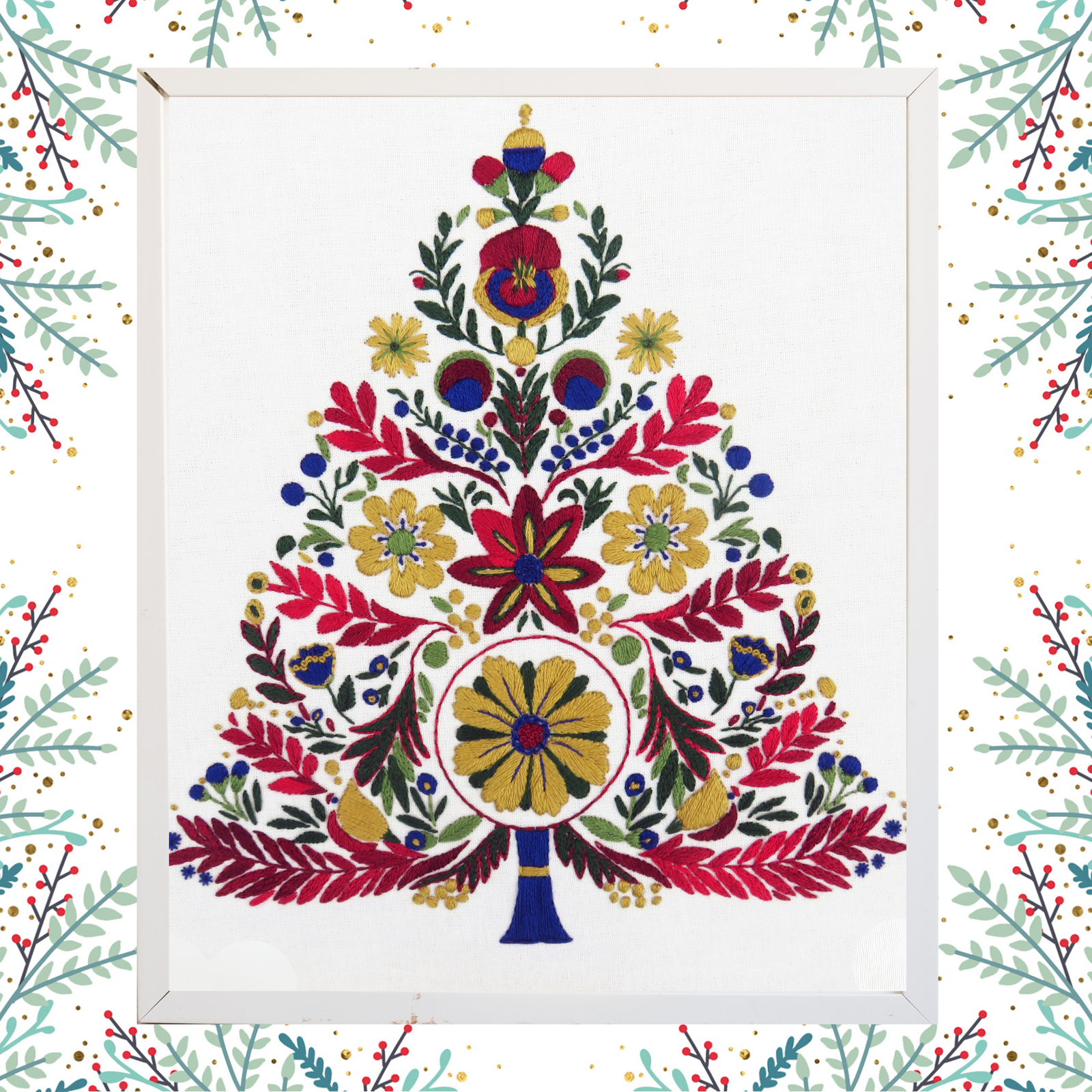 Yuletide Embroidery Kit