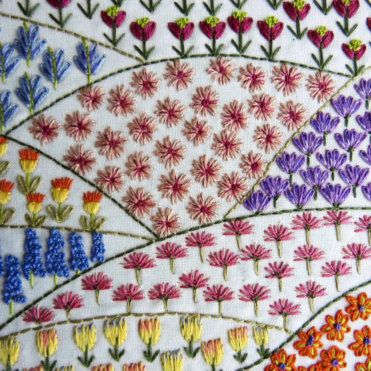 Embroidary Pattern Fabric Printed Hand Embroidery Fabric Patterns – StitchDoodles