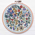 A Year Inspired by William Morris Hand Embroidery Pattern PDF , PDF Download , StitchDoodles , embroidery hoop kit, Embroidery Kit, embroidery kit for adults, embroidery kit fro beginners, embroidery pattern, flower embroidery, hand embroidery, hand embroidery kit, hand embroidery pattern, modern embroidery kits, month embroidery, PDF pattern, year embroidery , StitchDoodles , shop.stitchdoodles.com