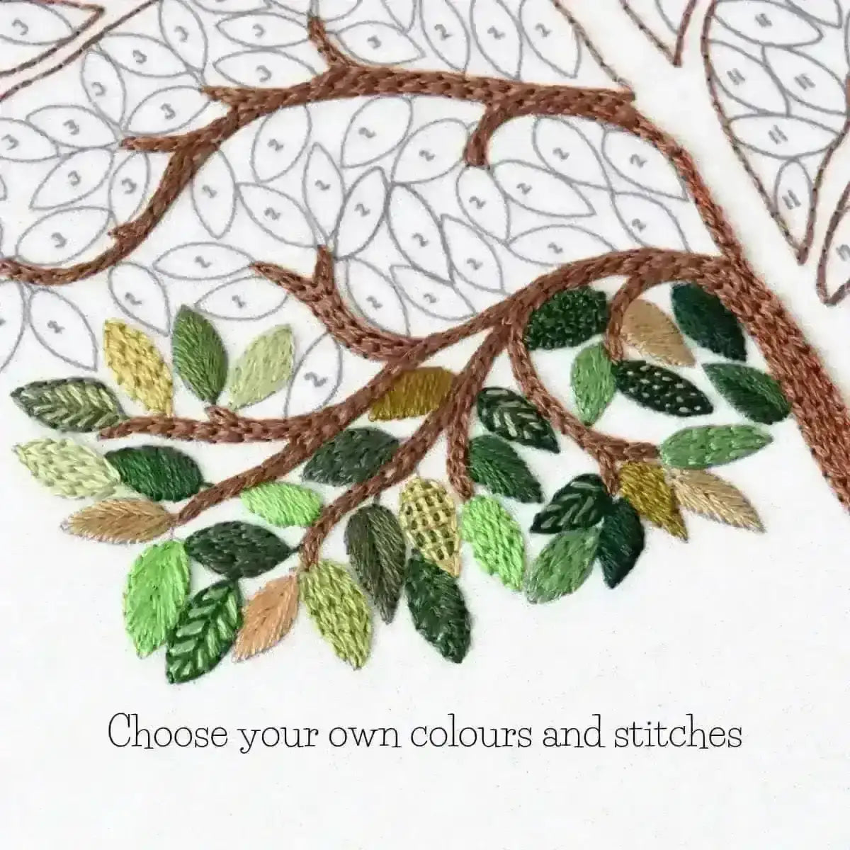 A Year of Tiny Leaves PDF Embroidery Template , PDF Download , StitchDoodles , embroidery hoop kit, Embroidery Kit, embroidery kit for adults, embroidery kit fro beginners, embroidery pattern, flower embroidery, hand embroidery, hand embroidery kit, hand embroidery pattern, modern embroidery kits, month embroidery, PDF pattern, year embroidery , StitchDoodles , shop.stitchdoodles.com