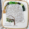 A Year of Tiny Leaves Pre Printed Embroidery Fabric Pattern , Pre Printed Fabric Pattern , StitchDoodles , embroidery hoop kit, embroidery kit for adults, embroidery kit for beginners, embroidery kits for adults, embroidery kits for beginers, hand embroidery, hand embroidery pattern, modern embroidery kits, Printed Pattern , StitchDoodles , shop.stitchdoodles.com