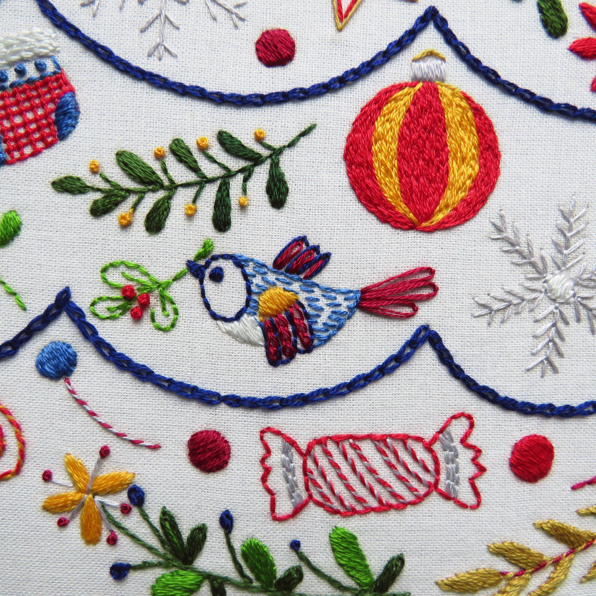 A Very Merry Bauble Embroidery Kit