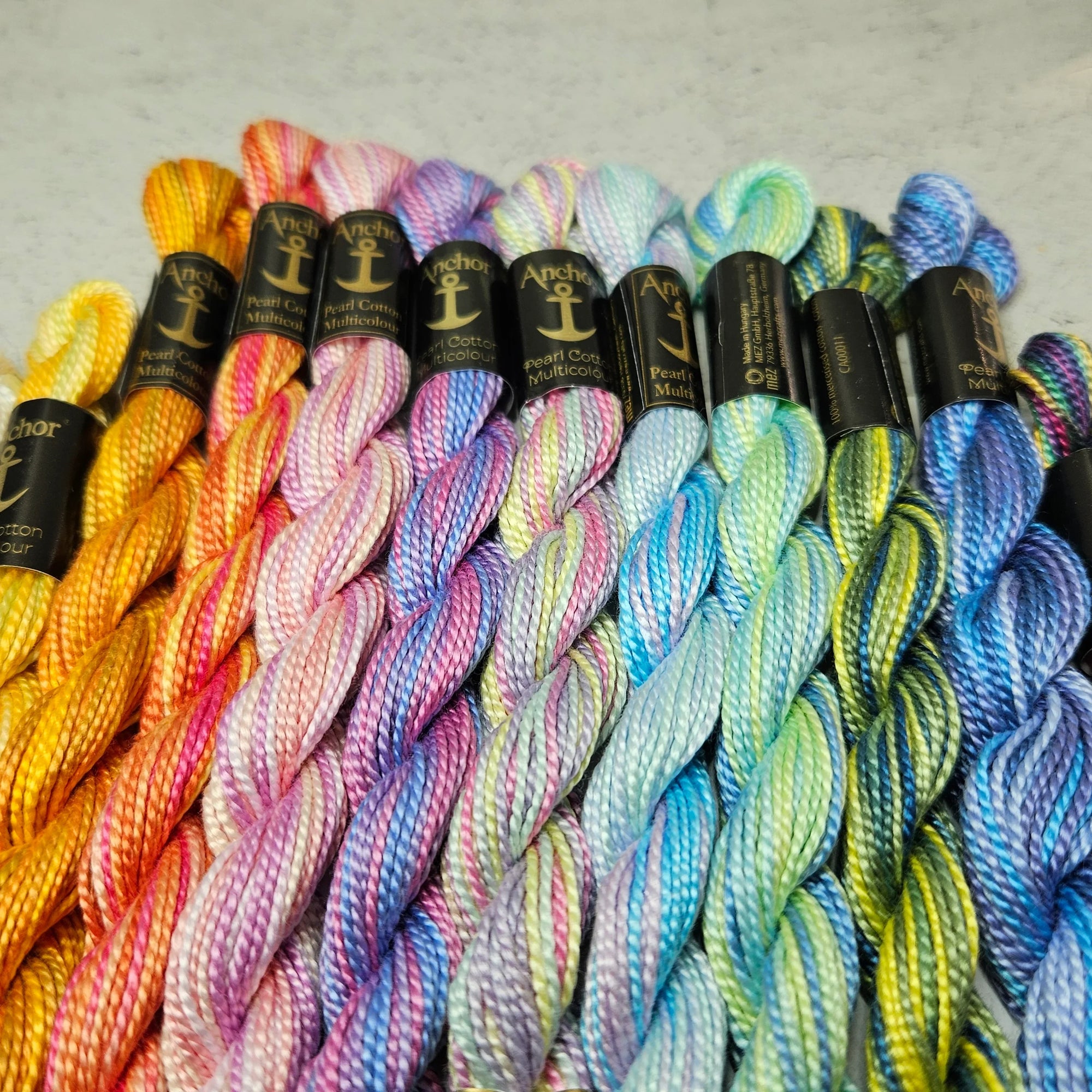 Anchor Pearl Cotton Multicolour Hand Embroidery Threads – StitchDoodles