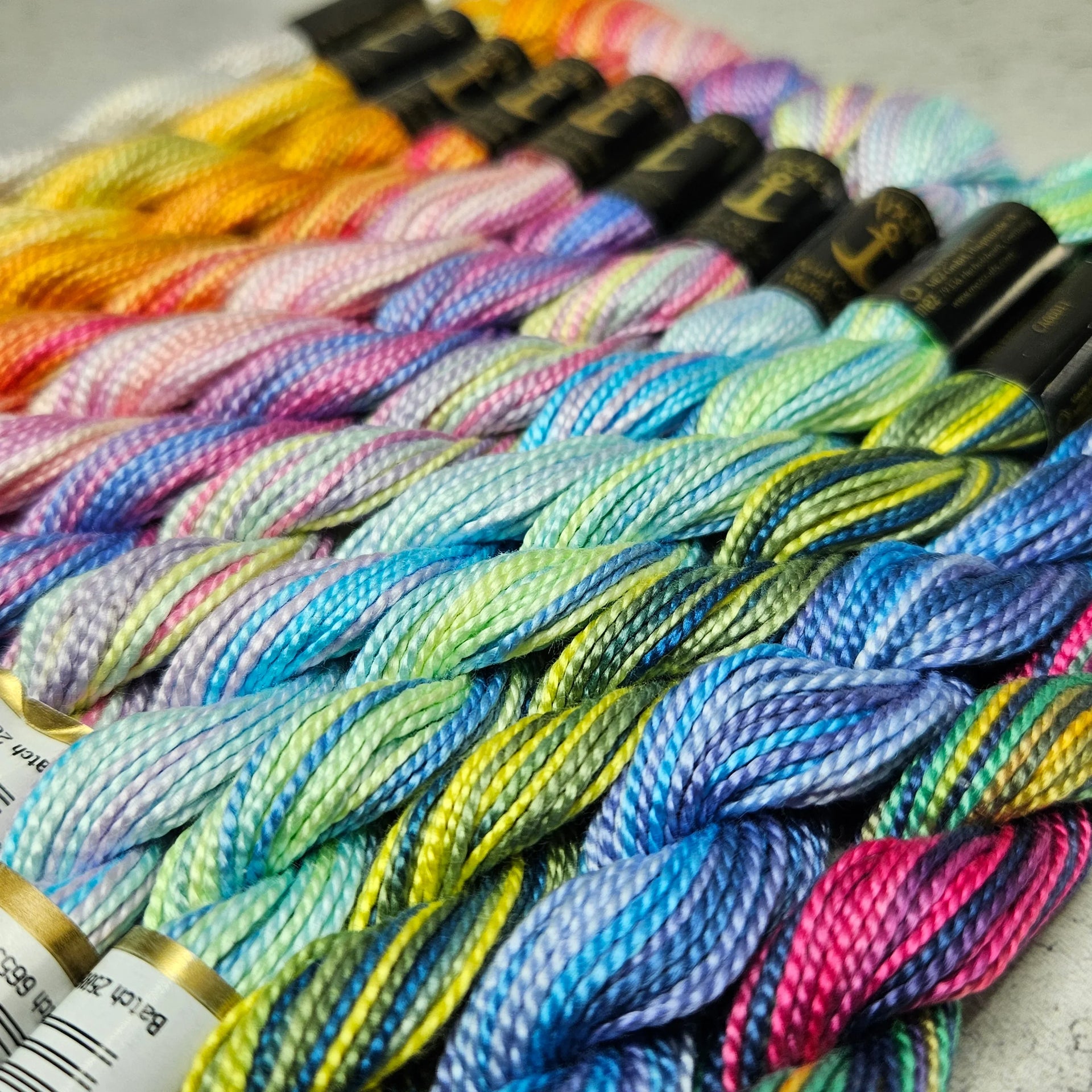 Anchor Pearl Cotton Multicolour Hand Embroidery Threads – StitchDoodles