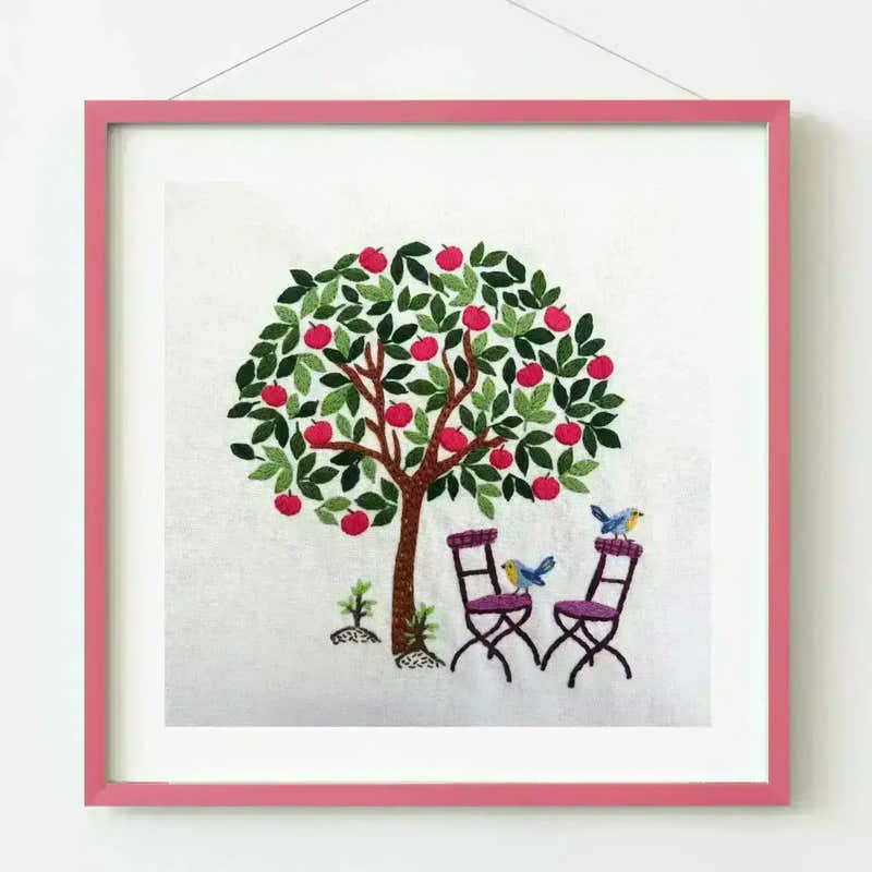 Cottage Garden Stitches Embroidery Designs 4/5/6 Printed Fabric