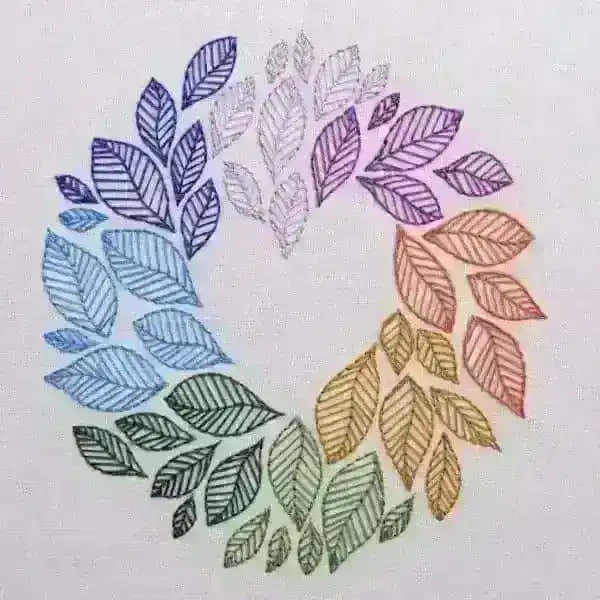 As the Leaves Turn, Pre Printed Embroidery Fabric Panel , Pre Printed Fabric Pattern , StitchDoodles , Embroidery, embroidery hoop, embroidery hoop kit, Embroidery Kit, embroidery kit for adults, embroidery kit fro beginners, embroidery pattern, hand embroidery, hand embroidery fabric, hand embroidery seat frame, modern embroidery kits, nurge embroidery hoop, PDF pattern, pre-printed fabric, Printed Pattern , StitchDoodles , shop.stitchdoodles.com
