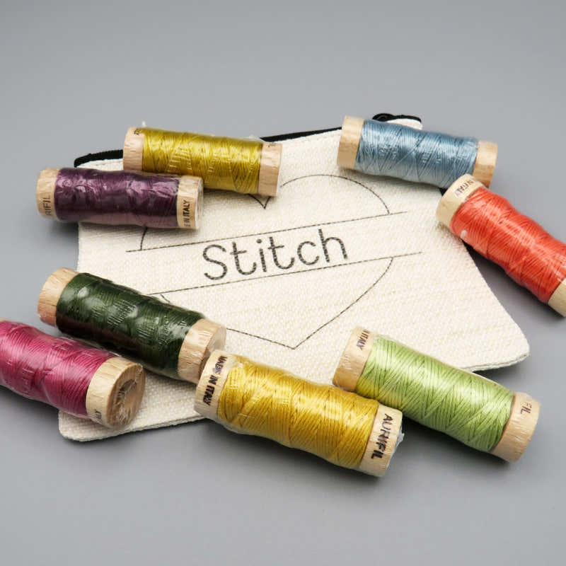 Aurifil Meadow Floss Pack and FREE 'Stitch' pouch , Embroidery Supplies , Aurifil , new , StitchDoodles , shop.stitchdoodles.com