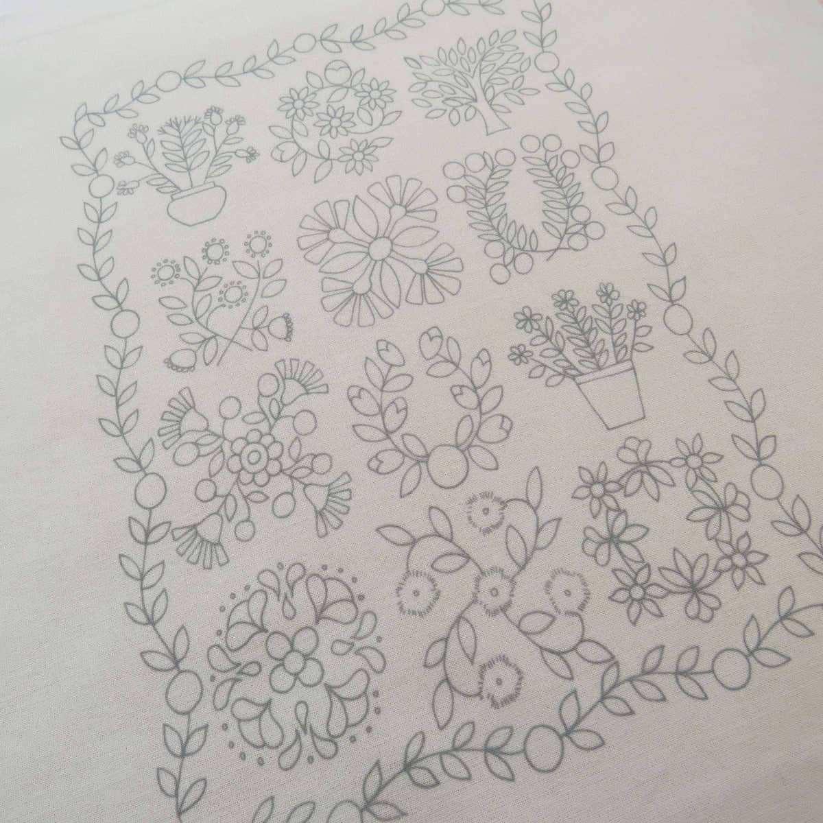 Embroidery Journal Pre Printed Embroidery Fabric – StitchDoodles