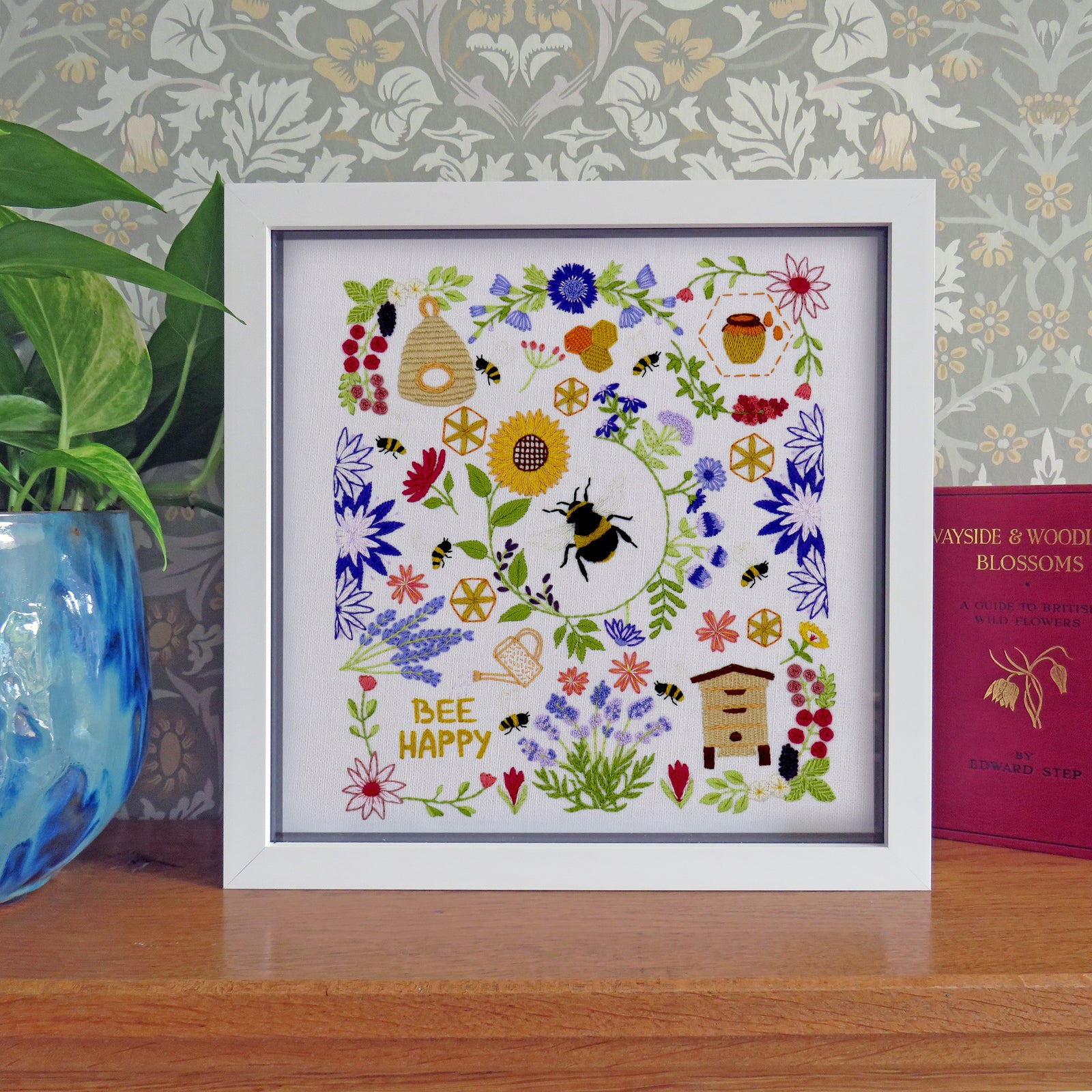 Bees and Blossoms Hand Embroidery Kit