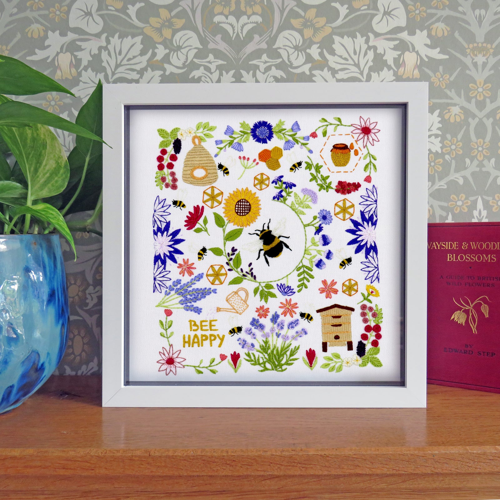 Bees and Blossoms Hand Embroidery Kit