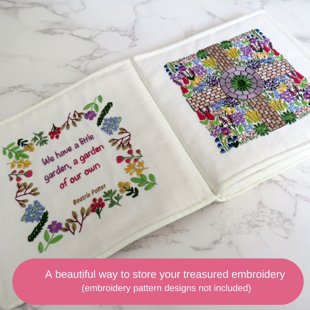 Un Año Inspirado por Voysey Patrón de Bordado PDF Stitch A Long
