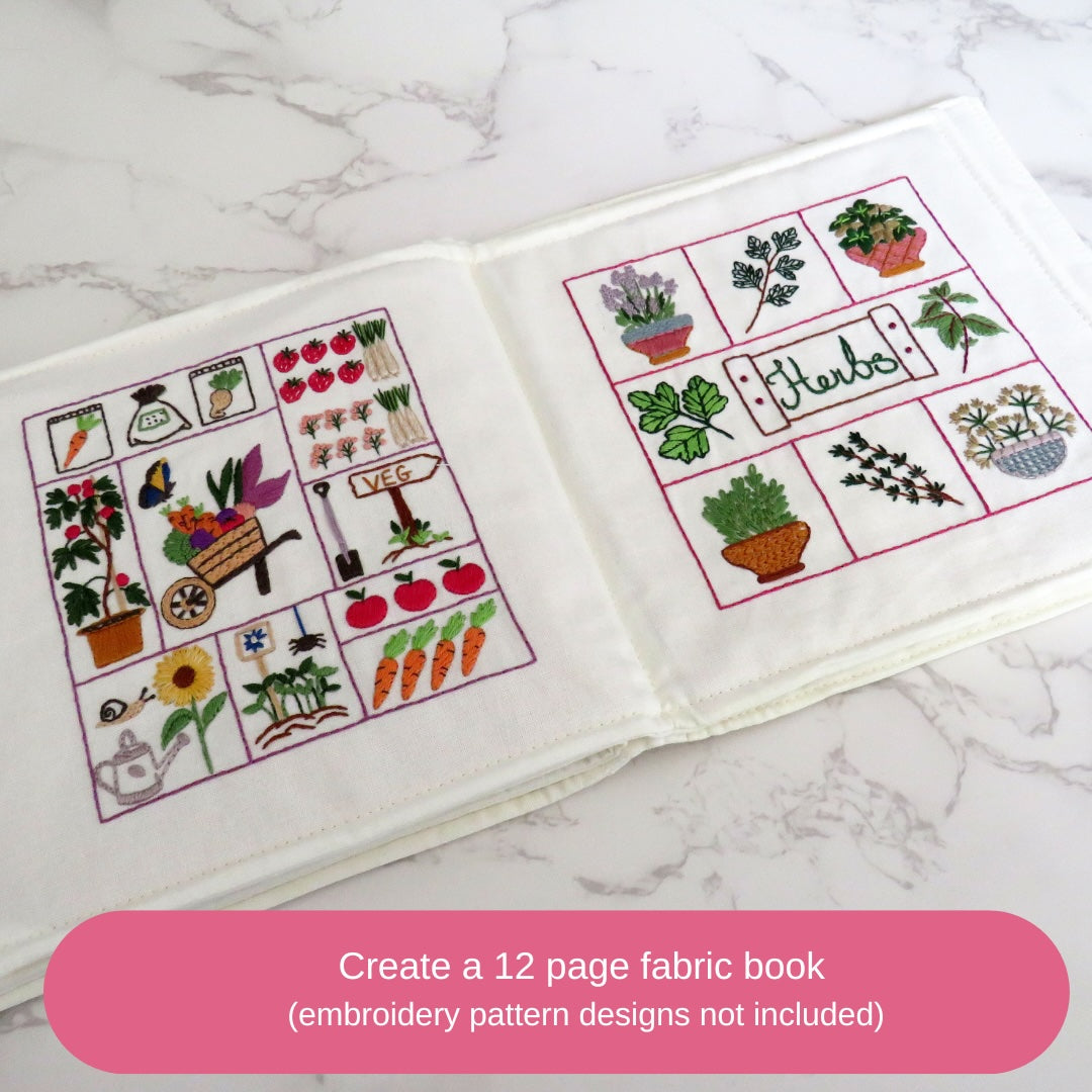 Un Año Inspirado por Voysey Patrón de Bordado PDF Stitch A Long