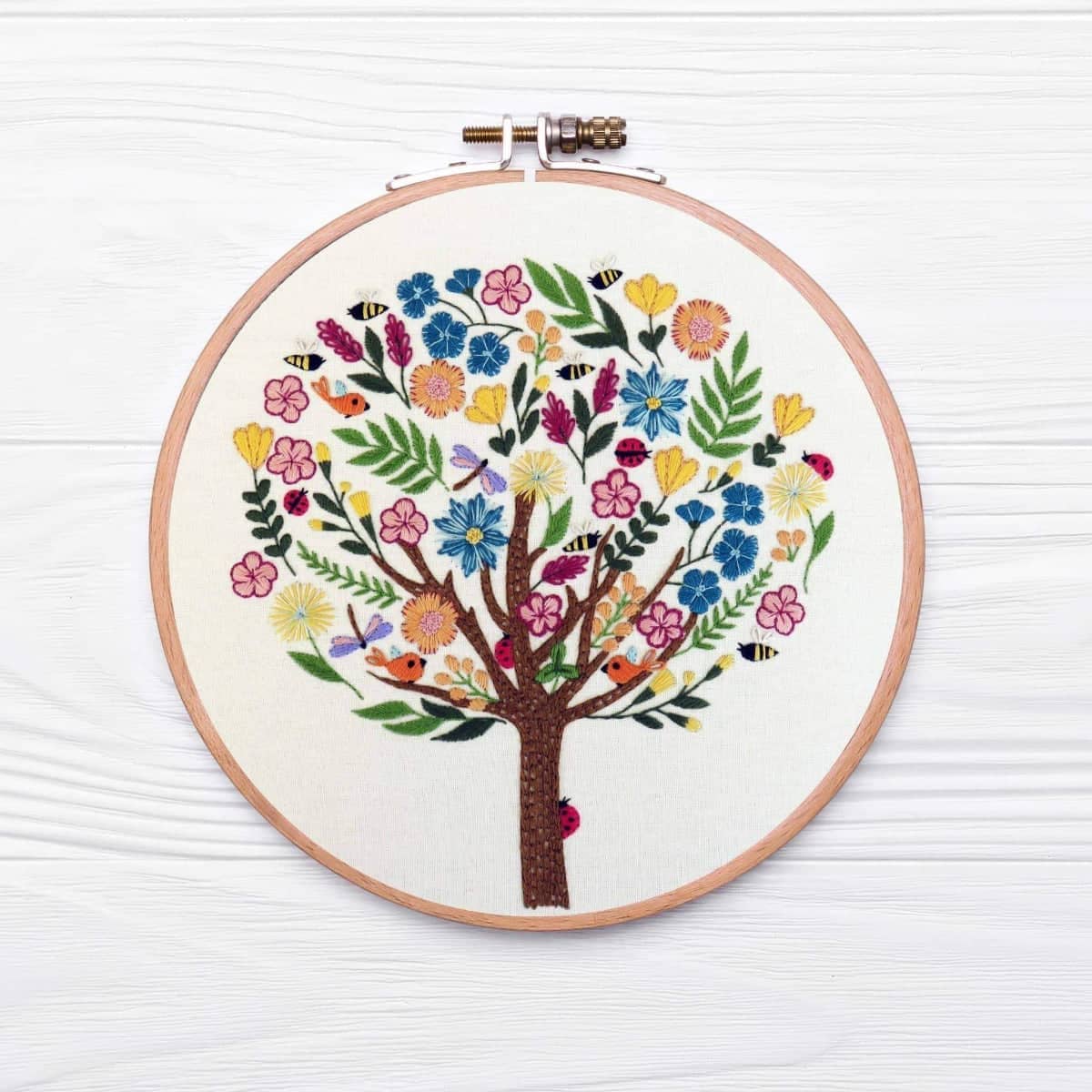 Bugs in Bloom, Pre Printed Embroidery Fabric Panel PLUS PDF Pattern , Pre Printed Fabric Pattern , StitchDoodles , bird embroidery, Embroidery, embroidery hoop, embroidery hoop kit, Embroidery Kit, embroidery kit for adults, embroidery kit fro beginners, embroidery pattern, garden embroidery, hand embroidery, hand embroidery fabric, hand embroidery kit, hand embroidery seat frame, modern embroidery kits, nurge embroidery hoop, PDF pattern, Printed Pattern , StitchDoodles , shop.stitchdoodles.com