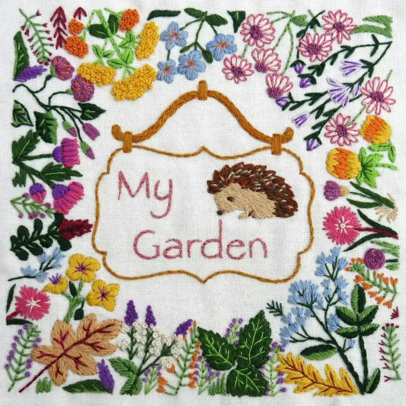 Cottage Garden Stitches Embroidery Fabric:&nbsp;Designs 10, 11 and 12
The 'Cottage Garden Stitches' is a series of 12 beautiful hand embroidery designs which are all based around the theme of a cottage garden. Each design is approx. 5 inches square or round.