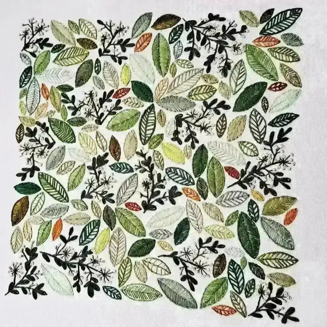 Changing Leaves Hand Embroidery Pattern , PDF Download , StitchDoodles , Embroidery, embroidery hoop, embroidery hoop kit, Embroidery Kit, embroidery kit for adults, embroidery kit fro beginners, embroidery kits for beginners, embroidery pattern, hand embroidery, hand embroidery fabric, hand embroidery seat frame, modern embroidery kits, nurge embroidery hoop, PDF pattern, Printed Pattern , StitchDoodles , shop.stitchdoodles.com