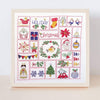 Christmas Advent Calendar Hand Embroidery Pattern , PDF Download , StitchDoodles , christmas, embroidery hoop kit, Embroidery Kit, embroidery kit for adults, embroidery kit fro beginners, embroidery kits for adults, embroidery kits for beginners, modern embroidery kits, pdf , StitchDoodles , shop.stitchdoodles.com