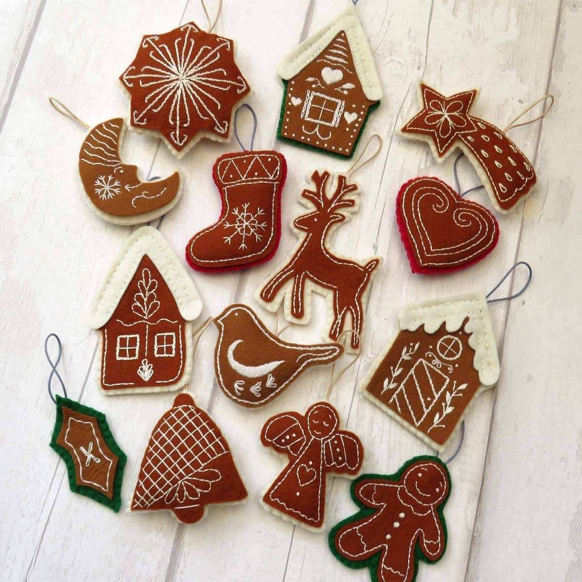 Christmas Gingerbread Decorations , PDF Download , StitchDoodles , christmas, Embroidery, embroidery hoop, embroidery hoop kit, Embroidery Kit, embroidery kit for adults, embroidery kit fro beginners, embroidery kits for adults, embroidery kits for beginners, embroidery pattern, hand embroidery, hand embroidery fabric, hand embroidery seat frame, modern embroidery kits, nurge embroidery hoop, PDF pattern, Printed Pattern , StitchDoodles , shop.stitchdoodles.com