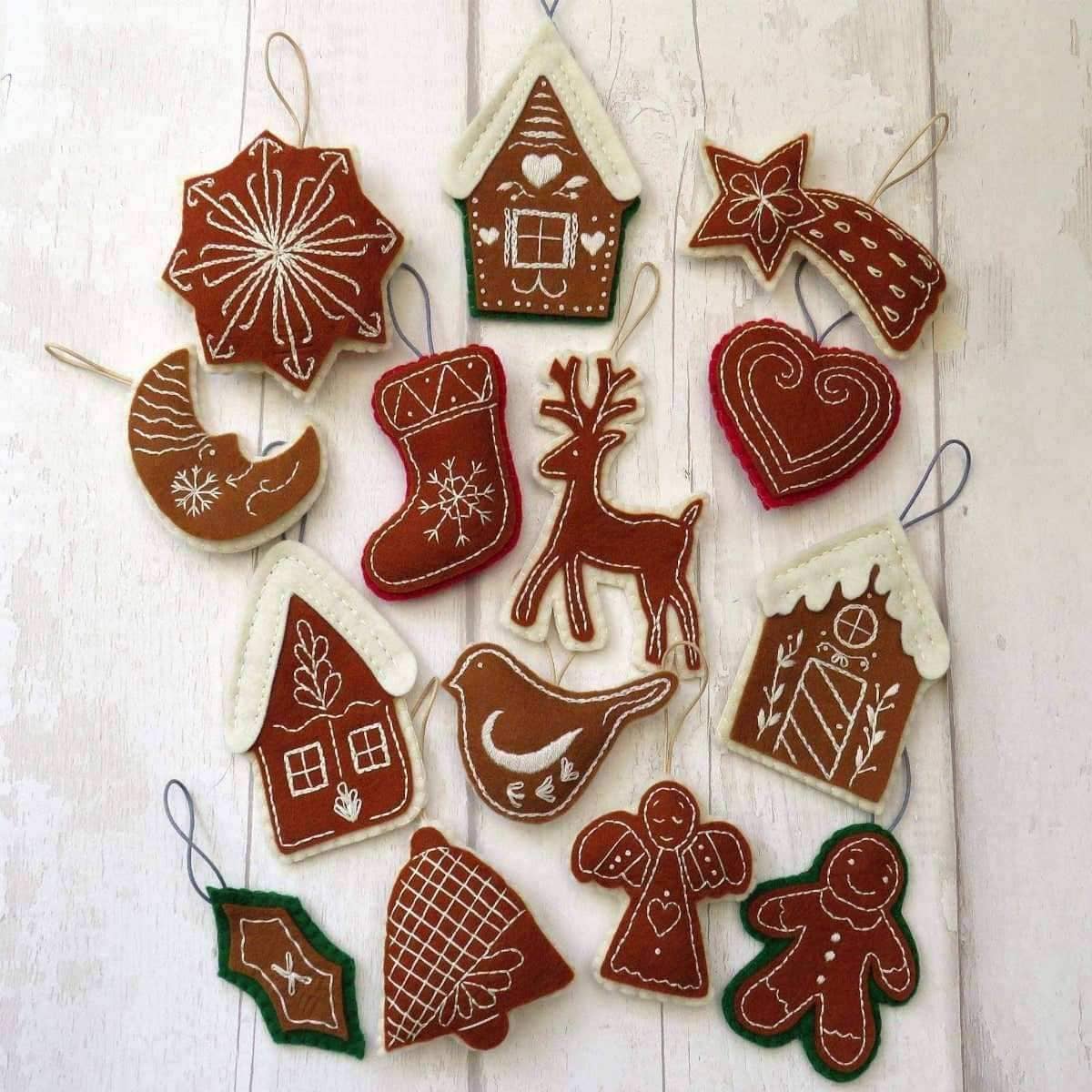 Christmas Gingerbread Decorations , PDF Download , StitchDoodles , christmas, Embroidery, embroidery hoop, embroidery hoop kit, Embroidery Kit, embroidery kit for adults, embroidery kit fro beginners, embroidery kits for adults, embroidery kits for beginners, embroidery pattern, hand embroidery, hand embroidery fabric, hand embroidery seat frame, modern embroidery kits, nurge embroidery hoop, PDF pattern, Printed Pattern , StitchDoodles , shop.stitchdoodles.com
