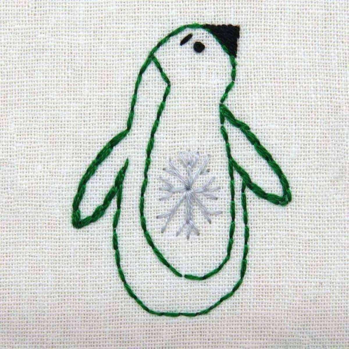 Christmas Folk Tree Hand Embroidery Kit – StitchDoodles