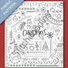christmas sal fabric pattern
