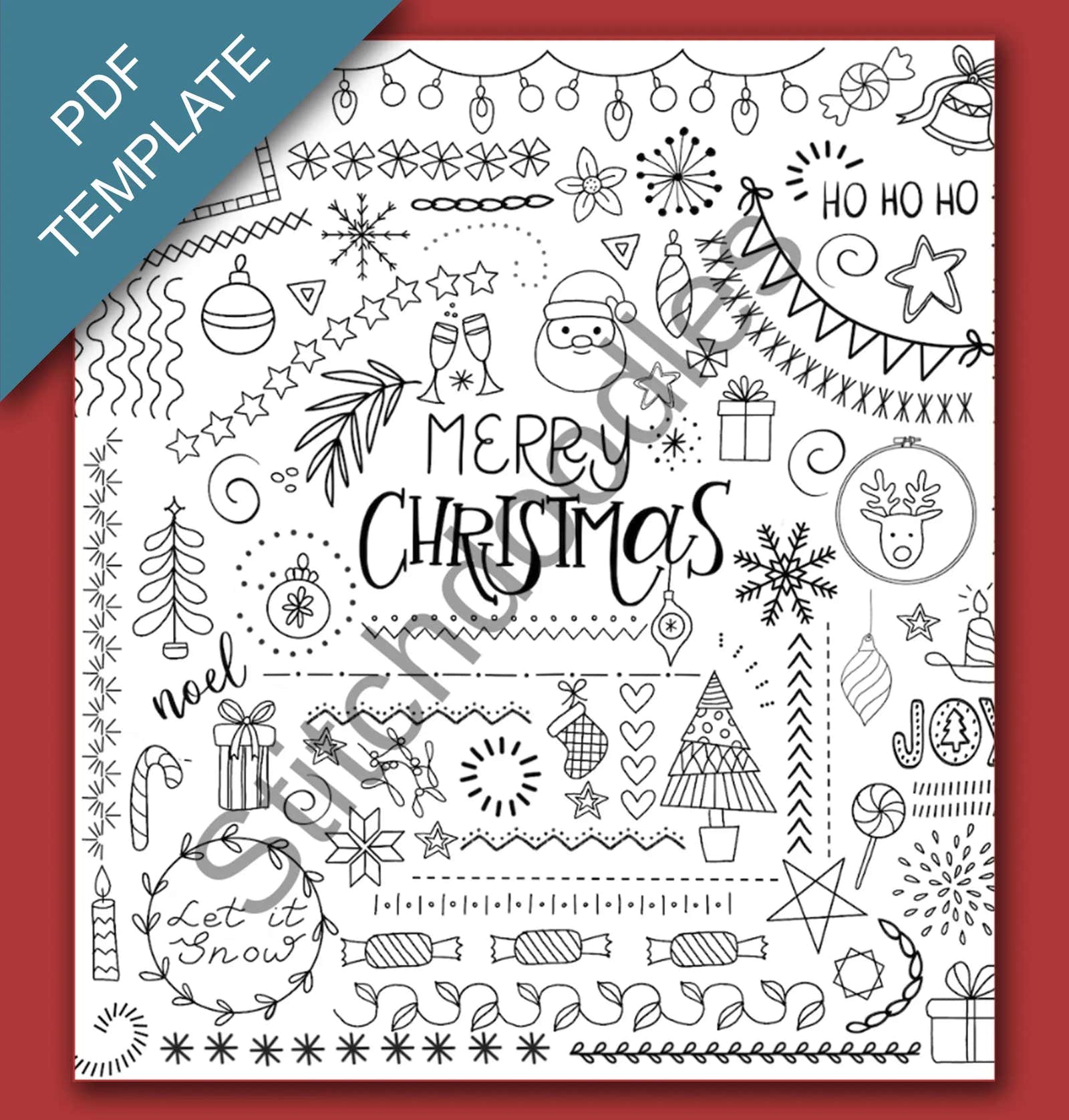 christmas Sal pdf template