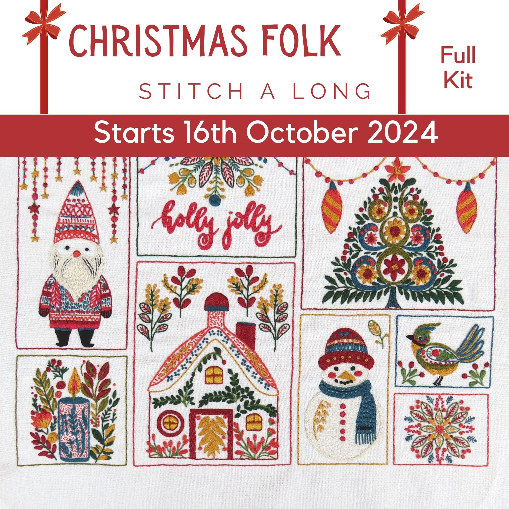 Christmas Folk SAL Embroidery Kit