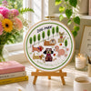 Dogs are such fun and what could be more lovely for a dog lover than a park full of the furry little woofers. This design features 6 different dogs for you to enjoy stitching.