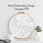 Year of Doodles Hand Embroidery PDF Template