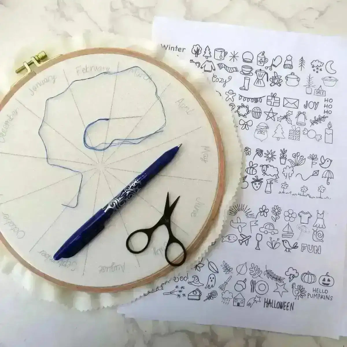 This Embroidery Journal Hand Embroidery Kit has been designed so you