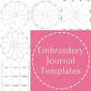 Embroidery Journal Hand Embroidery Templates , PDF Download , StitchDoodles , beginner embroidery, embroidery hoop kit, embroidery kit for adults, embroidery kit for beginners, embroidery kits for adults, embroidery kits for beginers, embroidery pattern, hand embroidery, modern embroidery kits, PDF pattern , StitchDoodles , shop.stitchdoodles.com