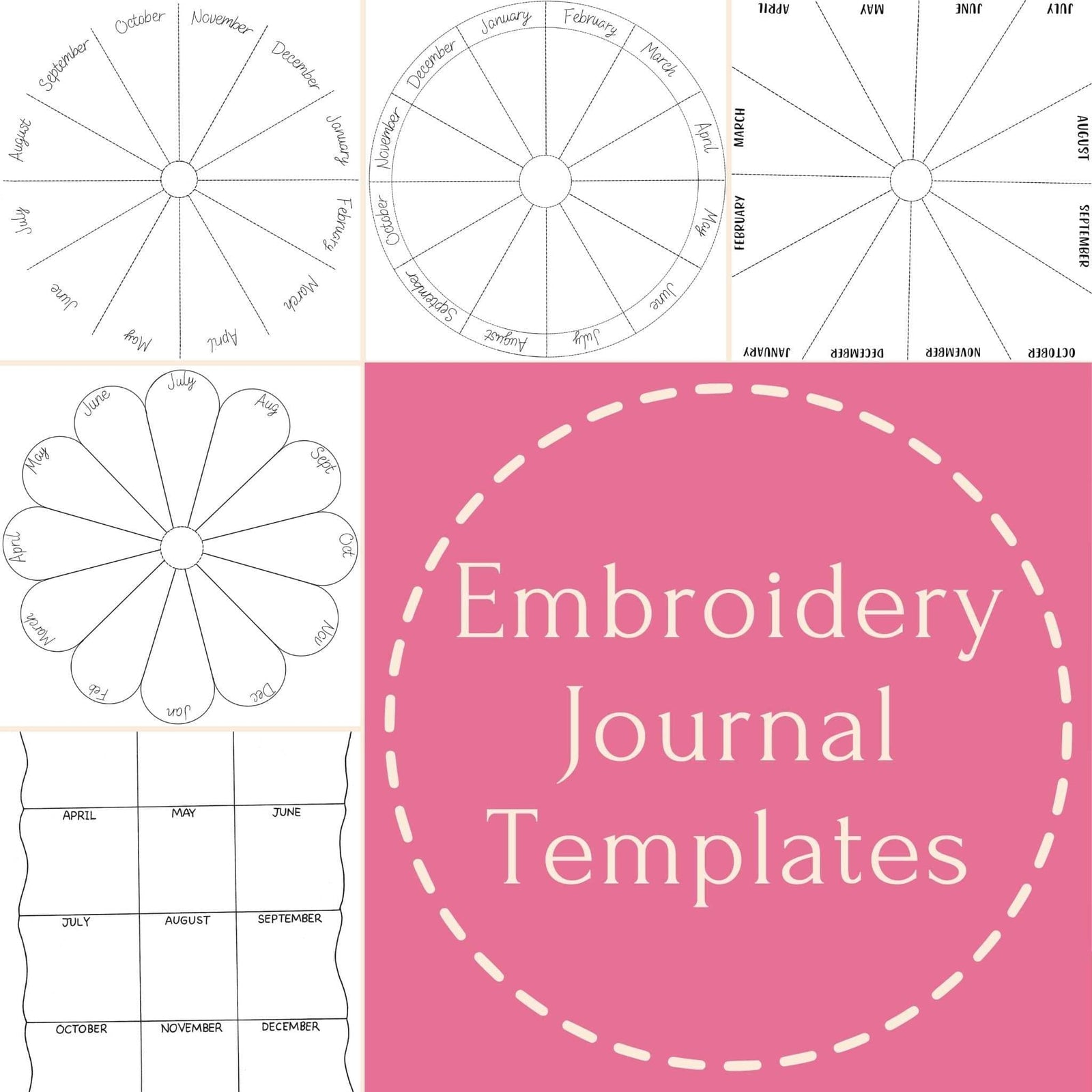 Embroidery Journal Hand Embroidery Templates , PDF Download , StitchDoodles , beginner embroidery, embroidery hoop kit, embroidery kit for adults, embroidery kit for beginners, embroidery kits for adults, embroidery kits for beginers, embroidery pattern, hand embroidery, modern embroidery kits, PDF pattern , StitchDoodles , shop.stitchdoodles.com