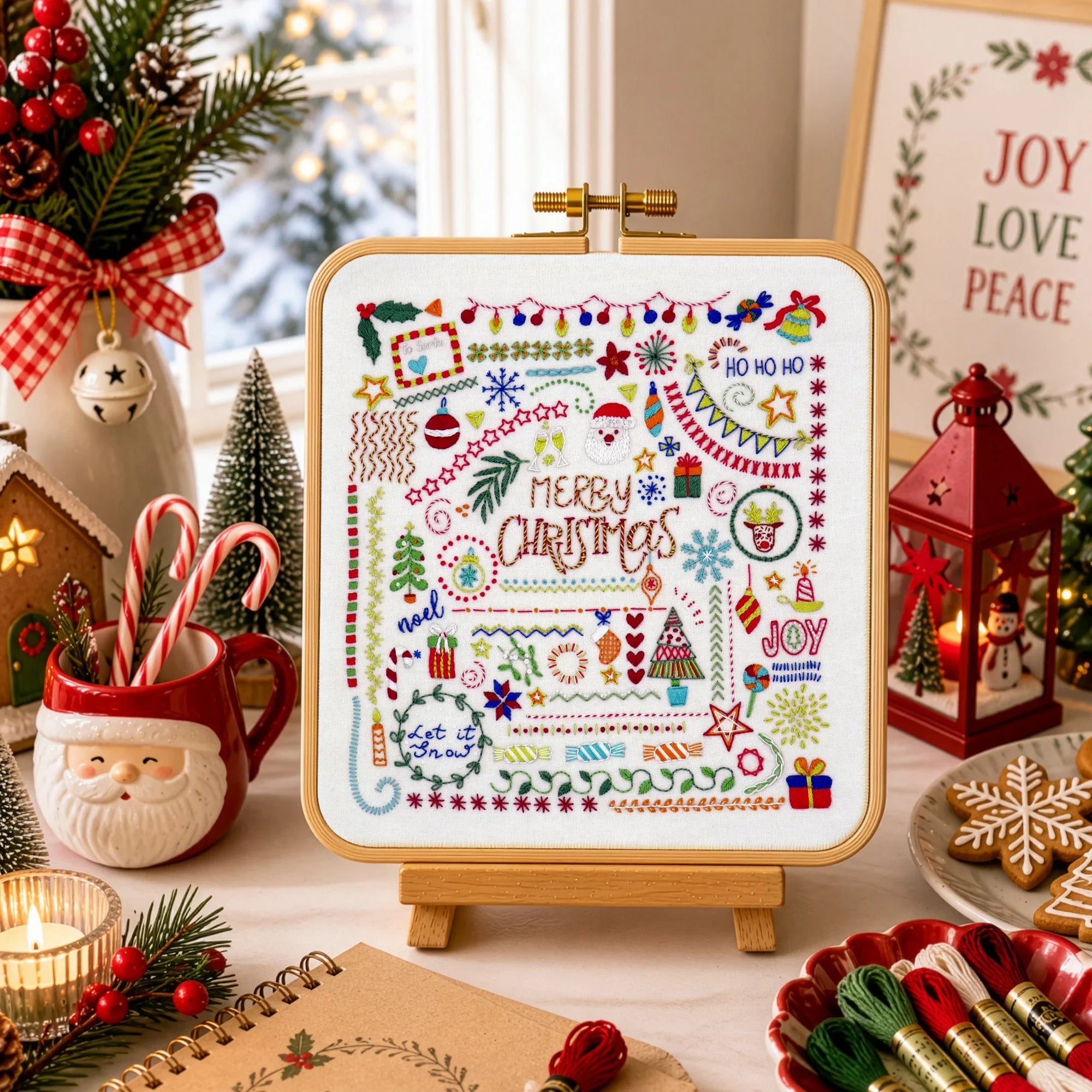 Enjoy Christmas stitching joy with the Festive Doodles design.

The Festive Doodles design is completely adaptable for all levels of stitchers which makes it the perfect choice for some relaxing festive stitching.