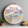 Flower Meadow Cottage, Pre Printed Embroidery Fabric Panel PLUS PDF Pattern , Pre Printed Fabric Pattern , StitchDoodles , embroidery hoop kit, embroidery kits for adults, embroidery kits for beginners, embroidery pattern, flower embroidery, hand embroidery, hand embroidery fabric, hand embroidery kit, hand embroidery pattern, modern embroidery kits, nurge embroidery hoop, PDF pattern, unique embroidery kits, wildlife embroidery , StitchDoodles , shop.stitchdoodles.com