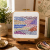 This beautiful meadow is designed for a wonderful mindfulness year long stitching project.&nbsp;There are 12 different areas to stitch and the whole design has 365 flowers - thats one to stitch for every day of the year!&nbsp;