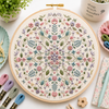flowering folk hand embroidery