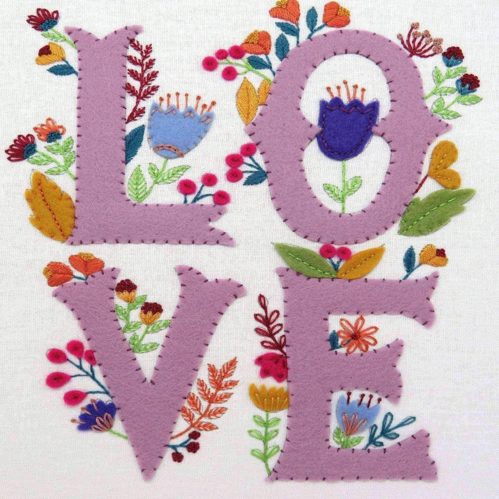 Doodle Heart Embroidery Pattern – Wee Folk Art