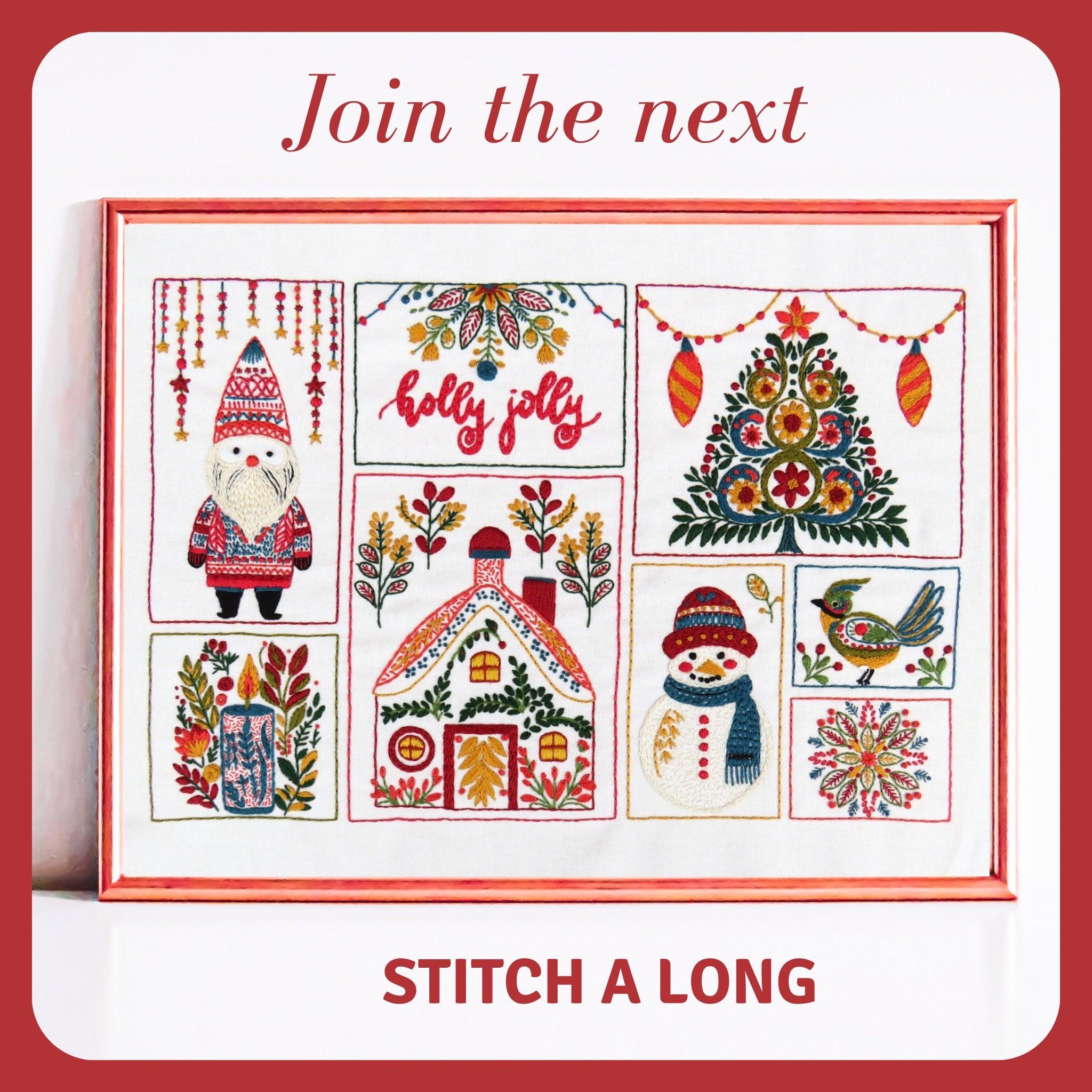 Christmas Folk SAL Embroidery Kit