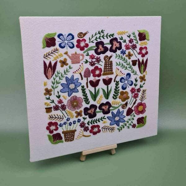 Flower Meadow Cottage Hand Embroidery Kit