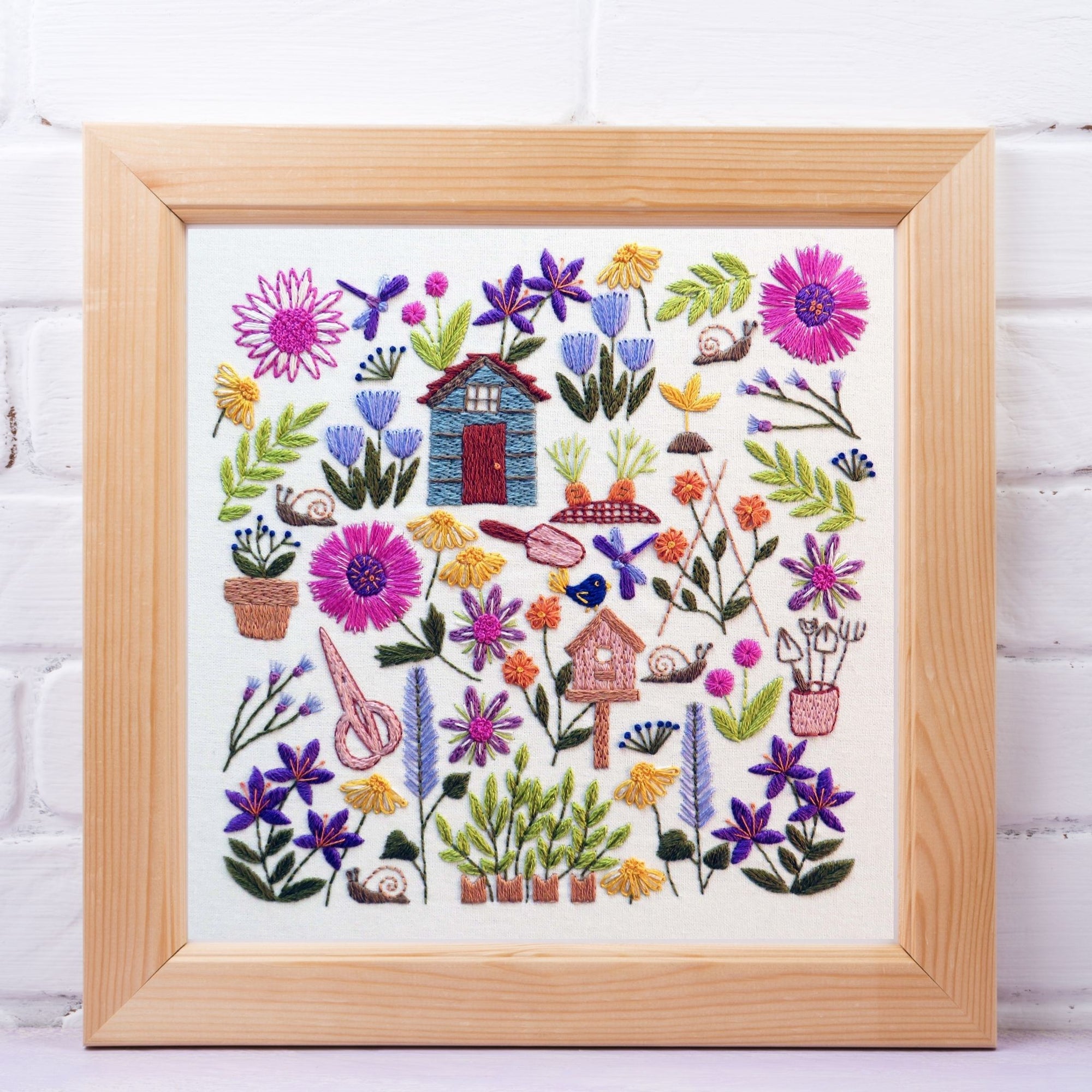 How does your Garden Grow Hand Embroidery Pattern