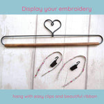 Hanger for Embroidery Display , Embroidery Supplies , StitchDoodles , embroidery hoop kit, embroidery kits for beginners, hand embroidery, hand embroidery display, hand embroidery frame, unique embroidery kits , StitchDoodles , shop.stitchdoodles.com