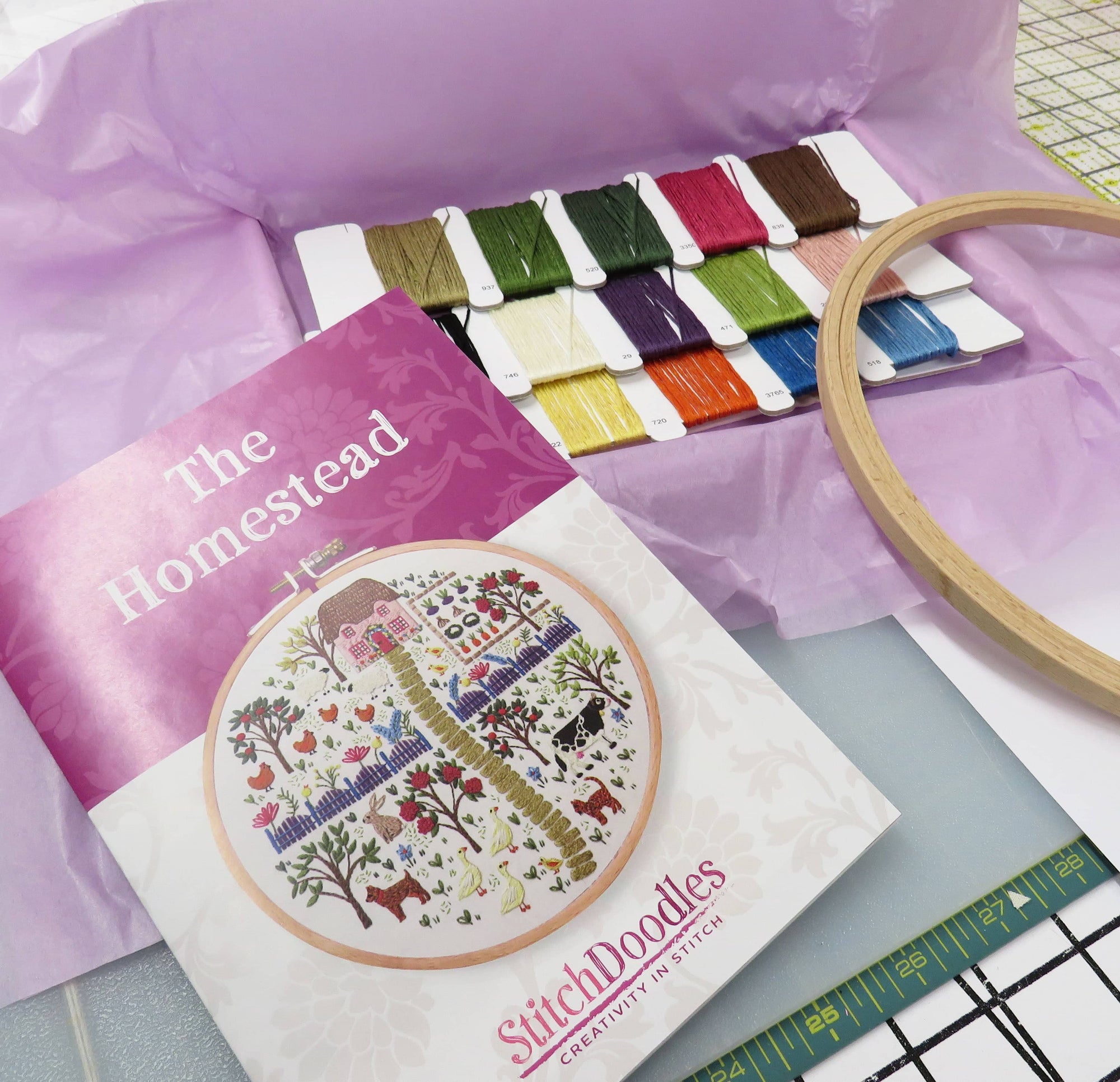The Homestead Hand Embroidery Kit
