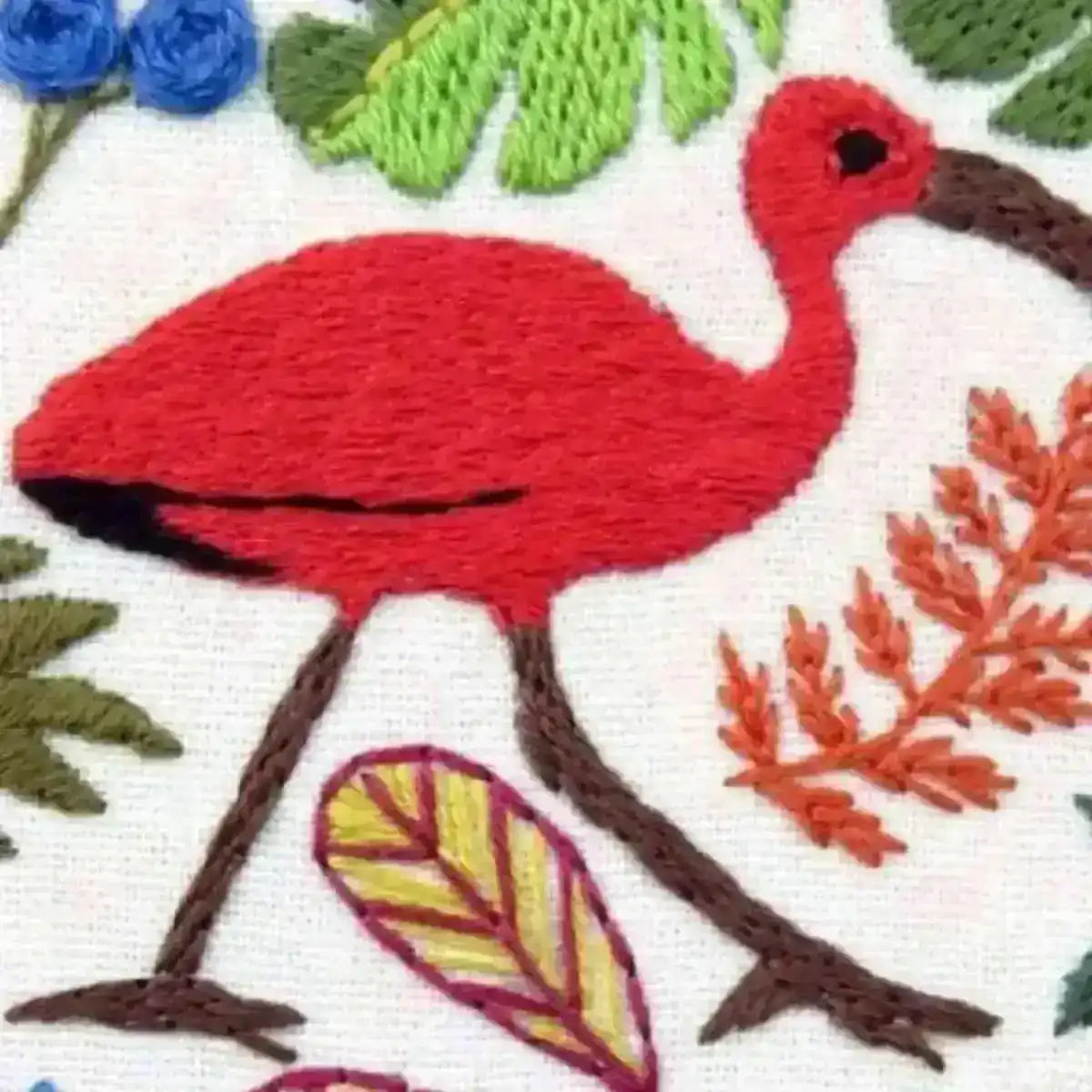 Ibis Tropical Bird Hand Embroidery Pattern , PDF Download , StitchDoodles , bird embroidery, embroidery hoop kit, embroidery kits for beginners, flower embroidery, hand embroidery, PDF pattern, unique embroidery kits , StitchDoodles , shop.stitchdoodles.com