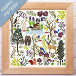 Into the Forest Embroidery Fabric Panel