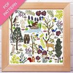 Into the Forest Hand Embroidery Pattern