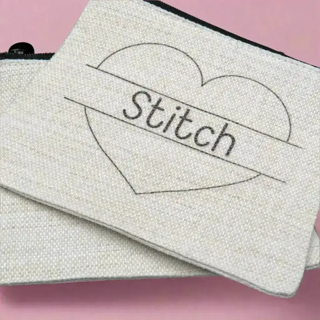 Linen 'Stitch' pouch for hand embroidery , Embroidery Supplies , Aurifil , new , StitchDoodles , shop.stitchdoodles.com