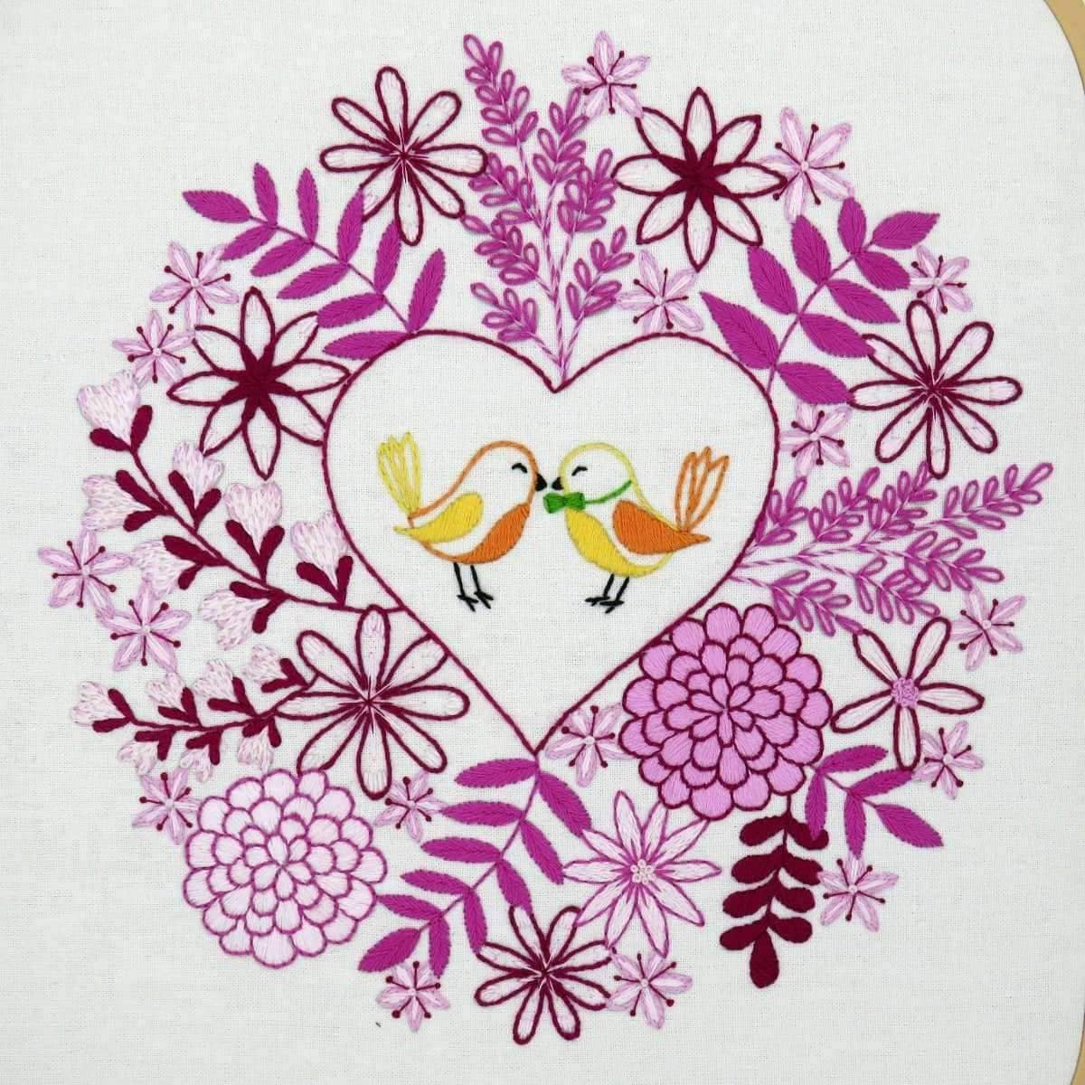 Love Blooms Hand Embroidery Pattern , PDF Download , StitchDoodles , Embroidery, embroidery hoop, embroidery hoop kit, embroidery kit for adults, embroidery kit for beginers, embroidery kits for beginners, embroidery pattern, hand embroidery, hand embroidery fabric, hand embroidery seat frame, nurge embroidery hoop, PDF pattern, Printed Pattern , StitchDoodles , shop.stitchdoodles.com