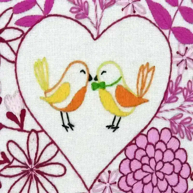 Love Blooms, Pre Printed Embroidery Fabric Panel Pattern , Pre Printed Fabric Pattern , StitchDoodles , Embroidery, embroidery hoop, embroidery hoop kit, embroidery kit for adults, embroidery kit for beginers, embroidery kits for beginners, embroidery pattern, hand embroidery, hand embroidery fabric, hand embroidery seat frame, nurge embroidery hoop, PDF pattern, pre-printed fabric, Printed Pattern , StitchDoodles , shop.stitchdoodles.com