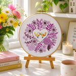 This Embroidery Pattern is called 'Love Blooms' - it is a beautiful embroidery design and a delight to stitch.
