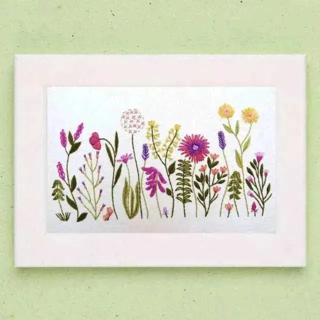 Meadow Flowers Hand Embroidery Kit , Embroidery Kit , StitchDoodles , beginner embroidery, countryside, embroidery hoop kit, embroidery kit for adults, embroidery kit for beginers, embroidery kits for beginners, flowers, garden, hand embroidery kit, hand embroidery pattern, hand embroidery thread, meadow, nature, nurge, nurge hoop, nurse kit, petals , StitchDoodles , shop.stitchdoodles.com